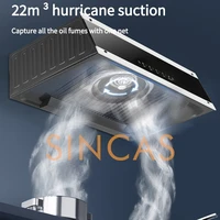 Simple Smoke Exhaust Fan Ceiling Mounted Powerful Exhaust Fan Suction Range Hood Household Large Suction Kitchen Exhaust Fan 2