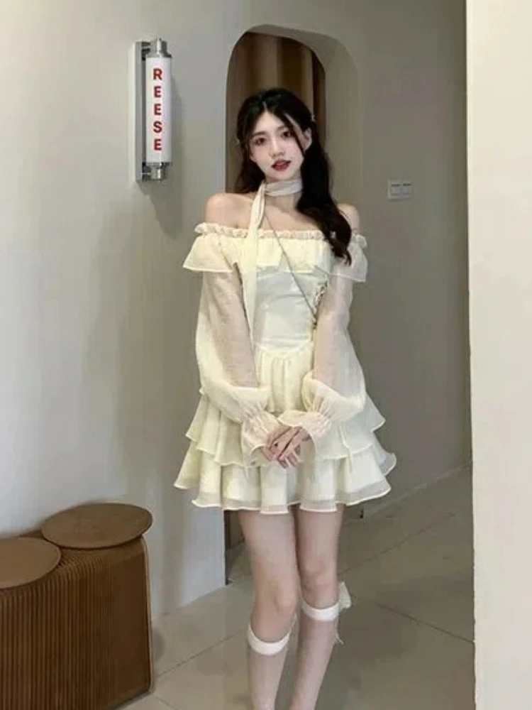 「韓国ファッション」flared scarf mini dress Zimmermann | Dresses | Iso Zimmermann Natura Scarf Mini