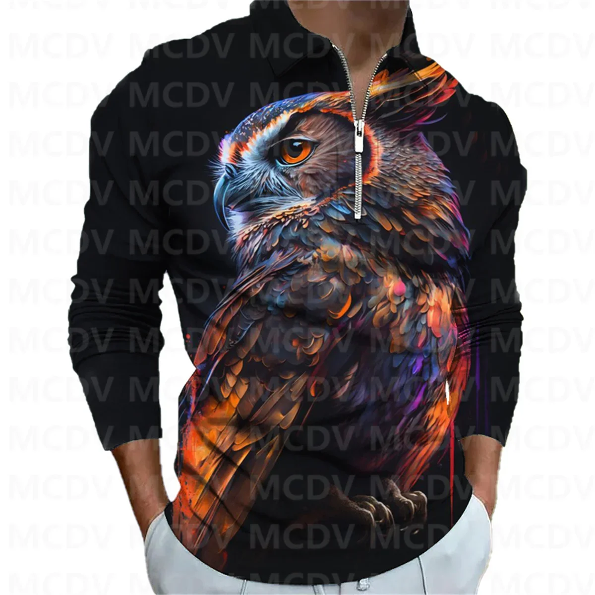 Рисунок 2 - Мужская рубашка-поло с длинным рукавом