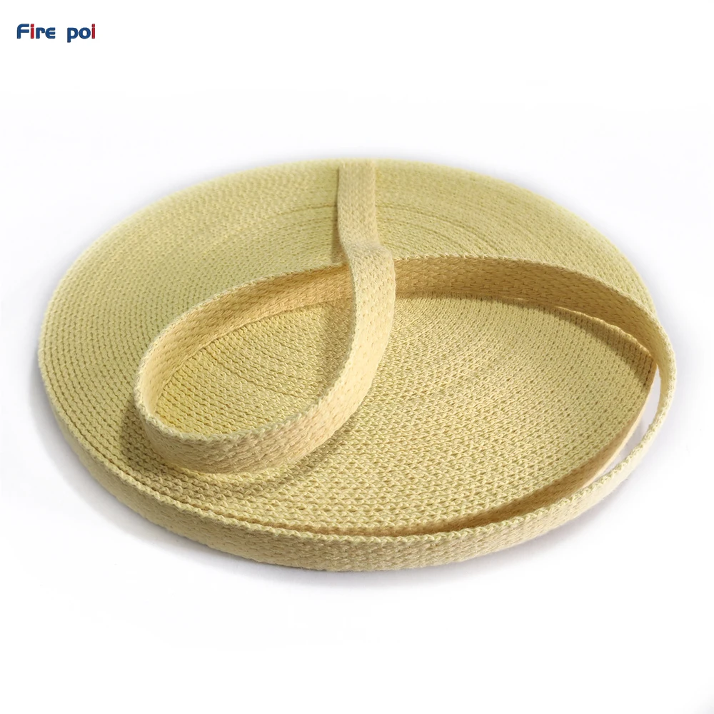 Fire flowing art prop wick Width 19mm thickness 3mm 100% Kevlar wicking  PuR Flat Wicking 5