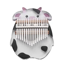 

17 Keys Crystal Kalimba Thumb Piano With Storage Bag Tuning Hammer Acrylic Kalimba Musical Instrument For Children