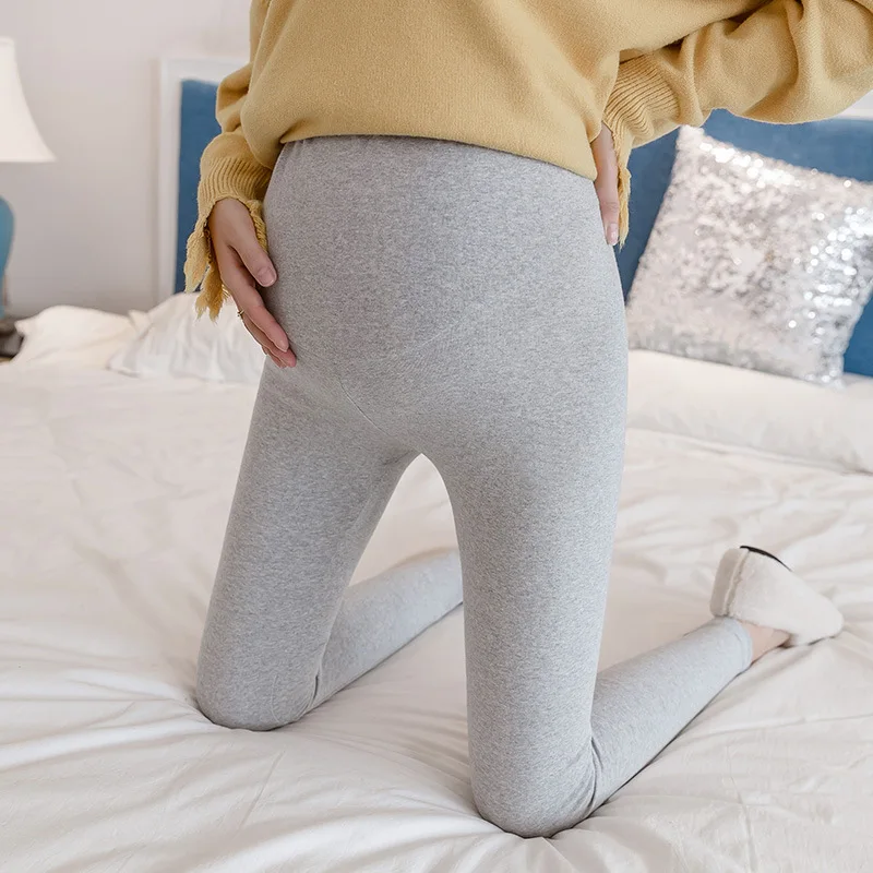 Pregnant Women Bottoming Pants Maternity High Waist Tights Pants Women Comfortable Breathable Elastic Leggings Summer