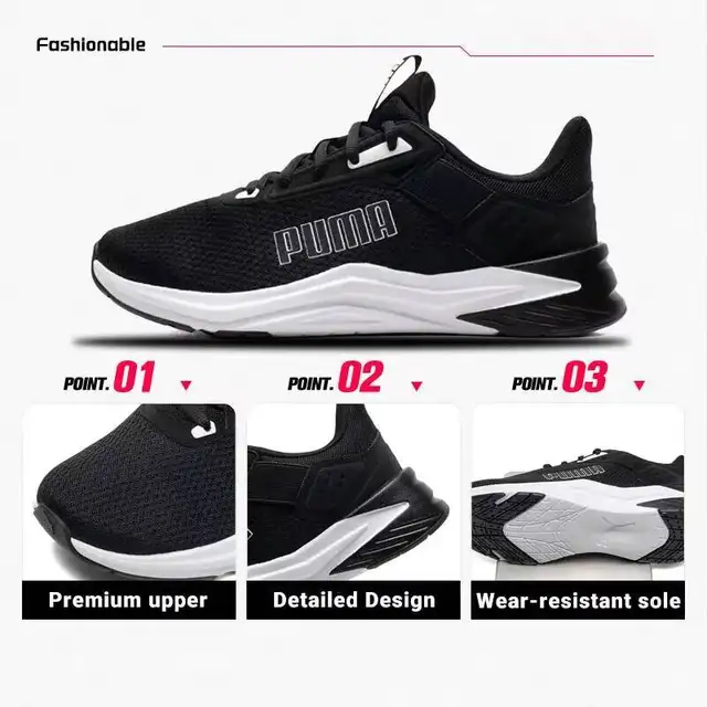 Nouvelles chaussures de course Puma FTR Wave 2026 pour hommes et femmes, confortables, respirantes, avec amorti, pour le sport et l'entraînement 1