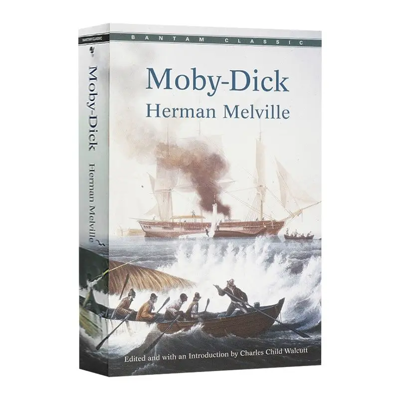 

Moby Dick English Original Novel "Moby Dick" World Literature Masterpiece Herman Melville English Classic Books Bai Jing