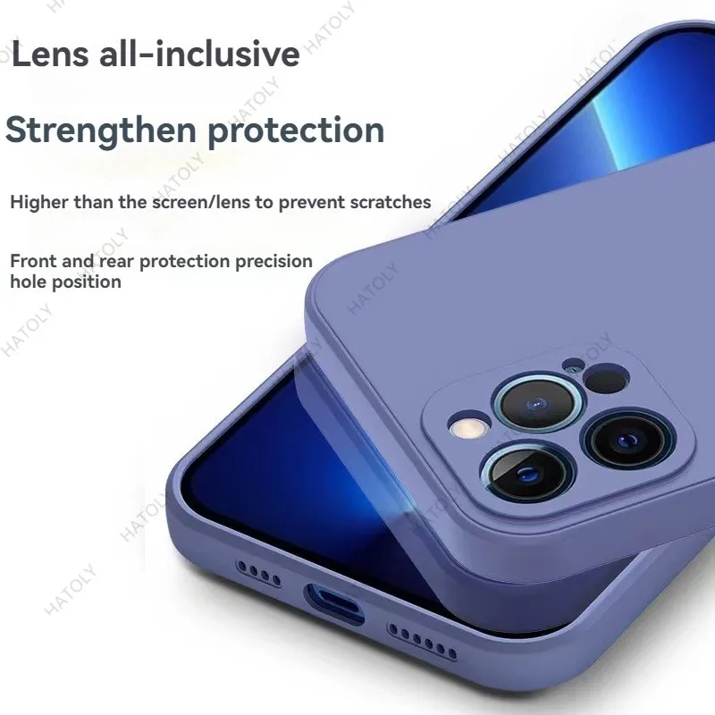Premium Liquid Silicone Shockproof Case - Durable Protection with Sleek Design