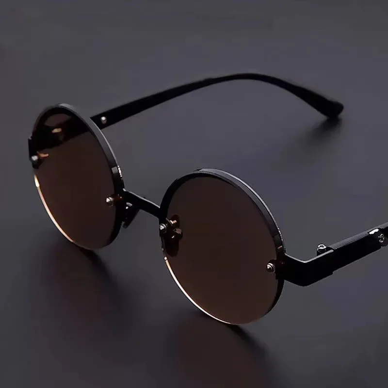 Men's Fashion Round Crystal Frame Anti-Fatigue Reading Eyewear