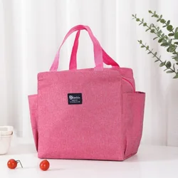 Insulated Waterproof Lunch Tote for Adults - Large Capacity Bento Cooler Bag for Work (Red)