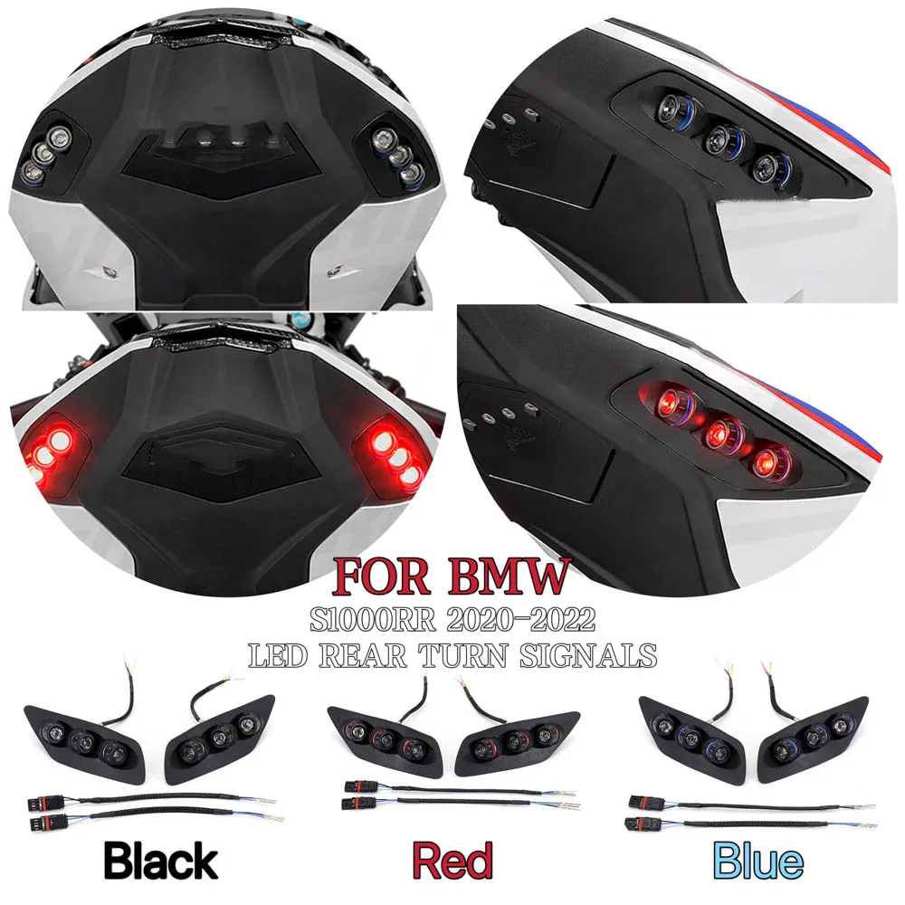 New S1000RR Motorcycle In-Tail LED Integrated Tail Light For BMW S1000RR 2019 2020 2021 2022 S 1000 RR LED Turn Signal Light