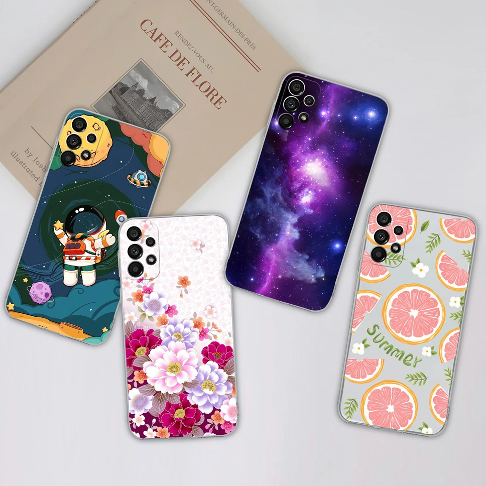 Clear Pretty Flower Soft Silicone Phone Case Cover