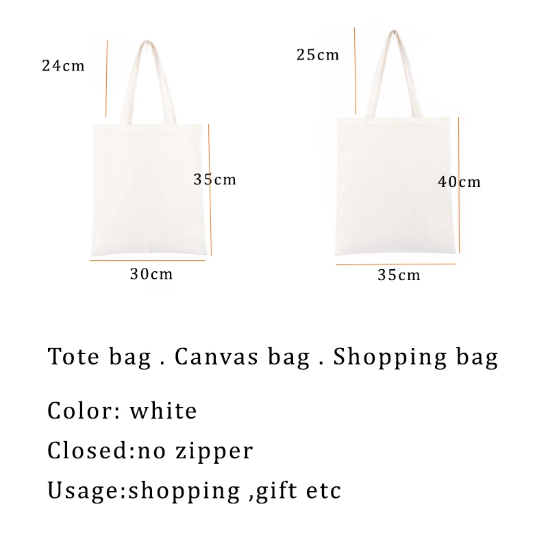 Customized Women Tote Bag with Print Logo Fashion Canvas Shopping Shoulder Bags With Custom Your Pictures Gift Shopping Bag