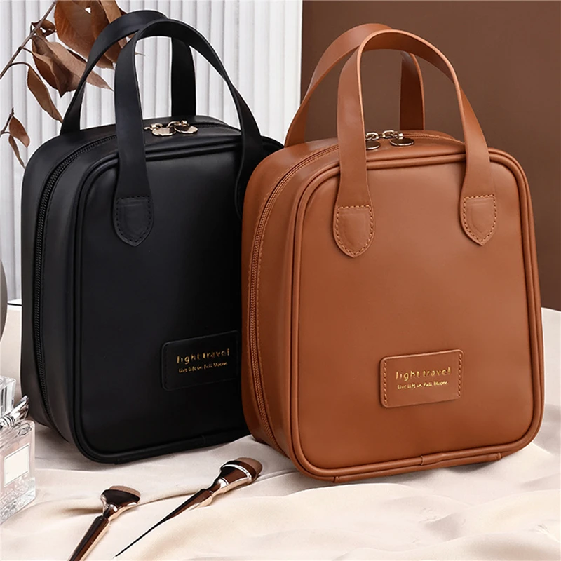 

High Aesthetic Shell Cosmetic Bag Portable Travel Large Capacity Skin Protection Waterproof Toiletry Bag Multifunctional Storage