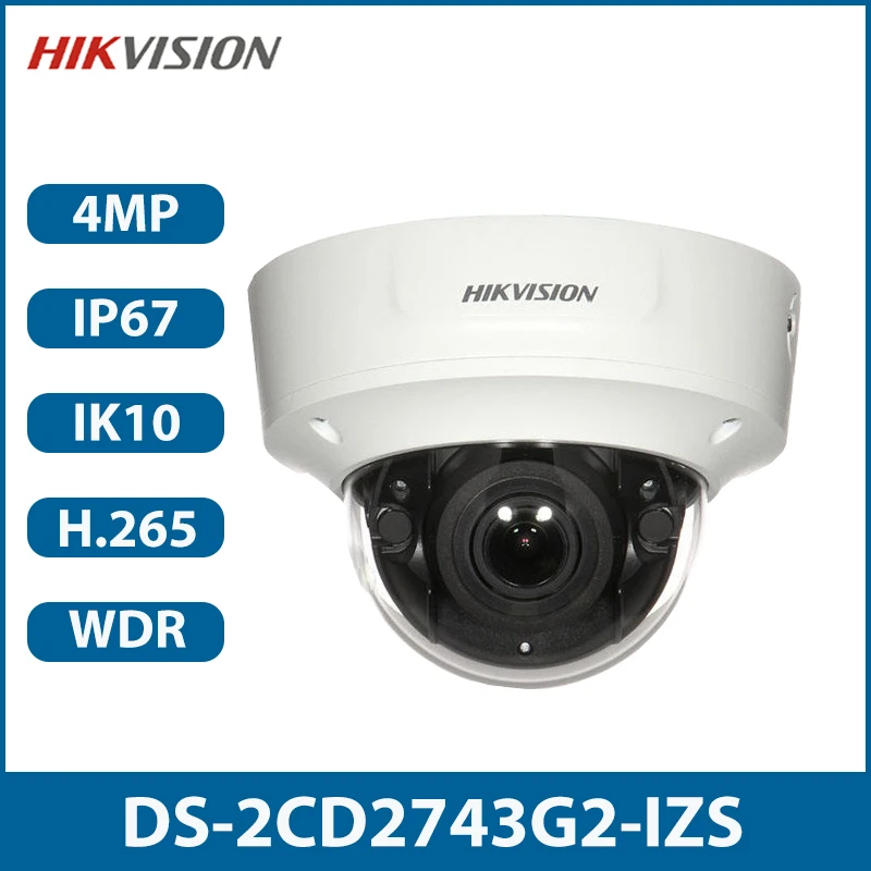 Telecamera Ip Hikvision Ds-2Cd2743G2-Izs 4Mp Acusense Motorizzata Varifocal Motion Detection Telecamera Di Sorveglianza Di Protezione Di Sicurezza