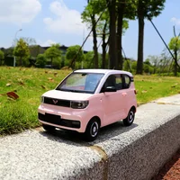 Hot Chuang Star D32mini 1:16 Full Scale Rear Wheel Drive Rc Car Wuling Hongguang Remote Control Car Macaron Color Boy Gift Toy 2