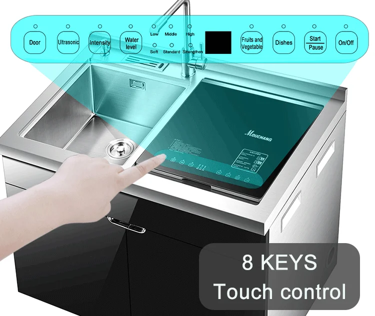 Factory Direct Single Bowl Stainless Steel Multifunctional Kitchen Sink Household Independent Dishwasher 3
