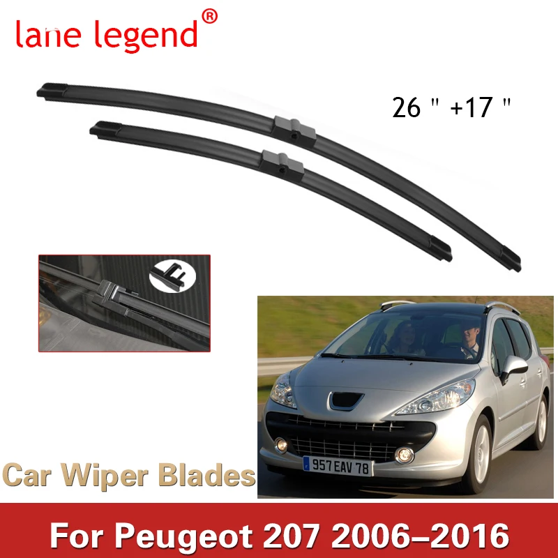 WiperLHDFrontWiperBladesForPeugeot207207CC207SWCCSW2006