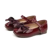 Kid Sandals For Girls Princess Shoes Fashion Solid Color Children Bow Little Girls Leather Shoes Toddler Girls Shoes 2
