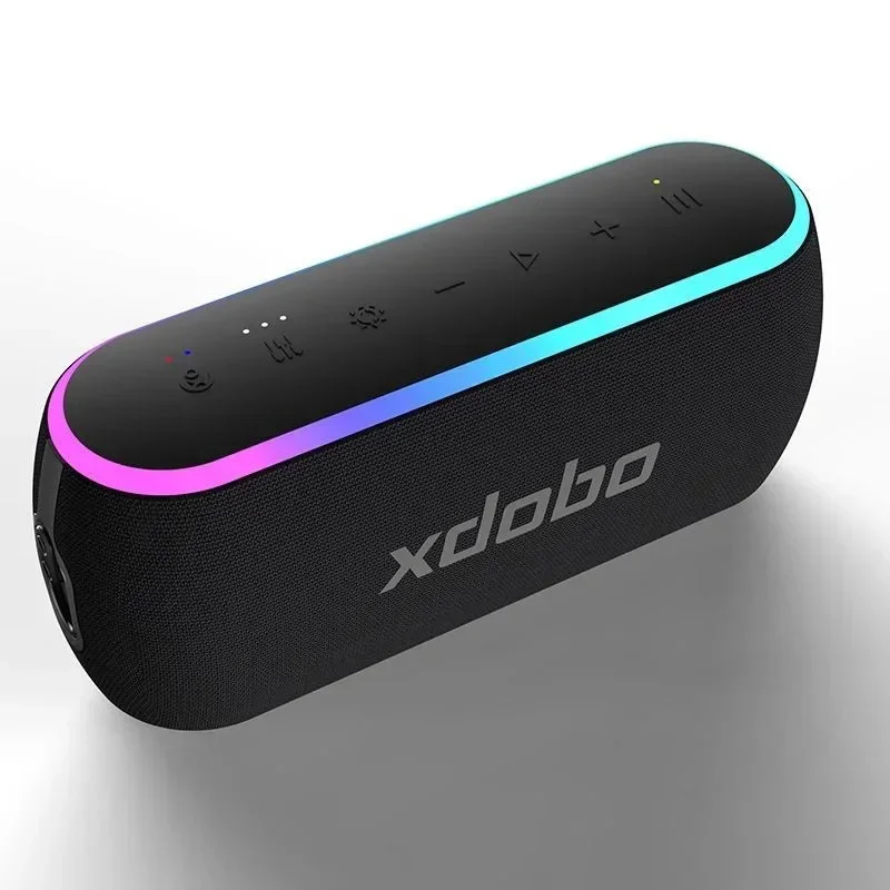 

Portable Waterproof Xdobo Heavy Bass Bluetooth Speaker RGB Colorful Light Wireless Subwoofer HIFI Stereo Surround TWS Boom Box