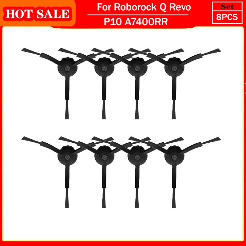 Roborock Vacuum Cleaner Accessories: Main Brush, Side Brush, HEPA Filter, Mop Cloths, Dust Bag