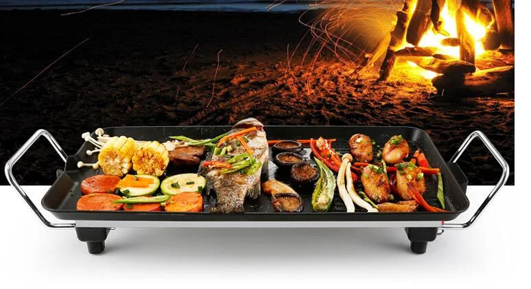 Royalstar RKJ91 Korean electric barbecue plate multifunctional smokeless grill electric hotplate 220v