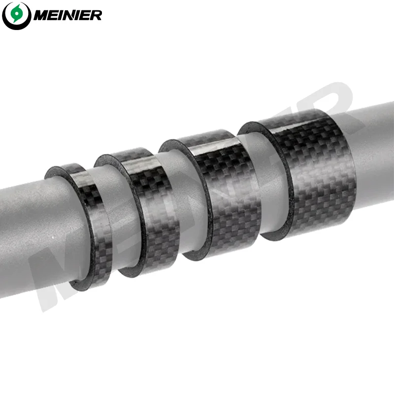 Bike Stem Adjustment Spacers Set Bicycle Headset Spacers Set - Aluminum Alloy Fork Spacers For Road & Mountain Bikes Mountain Bike Fork Washers