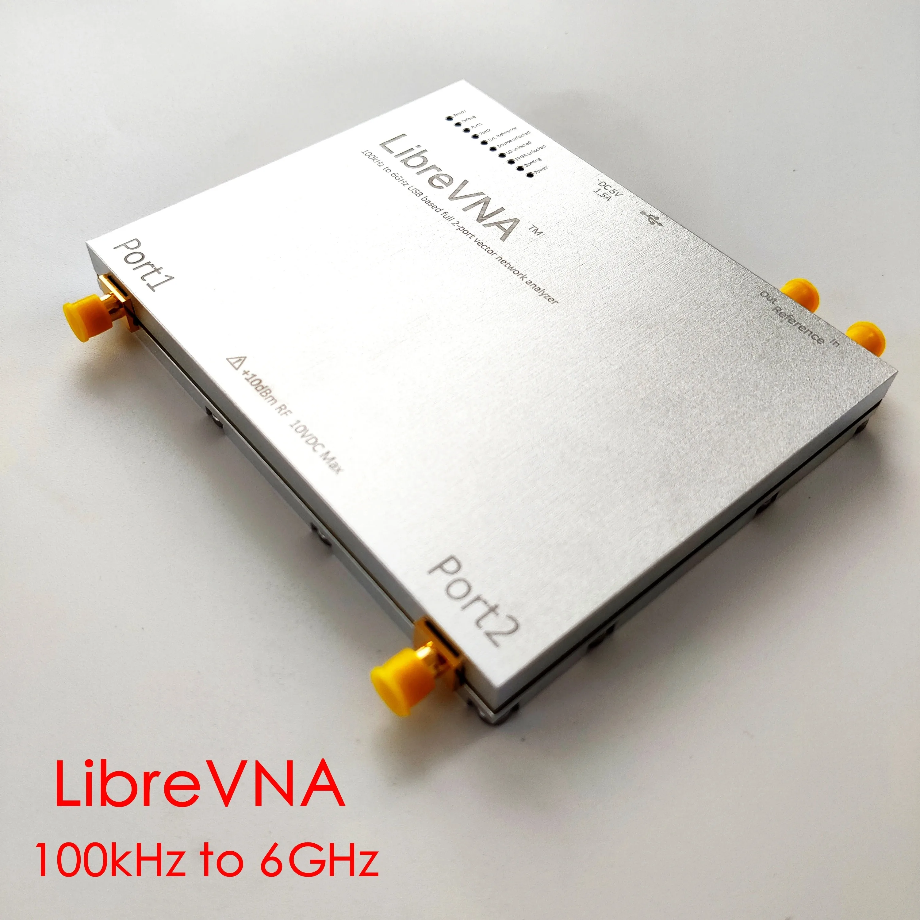 LibreVNA 100kHz-6GHz Vector Network Analyzer Profesional NanoVNA Antenna Analyzer USB Based Full 2-Port with External Reference
