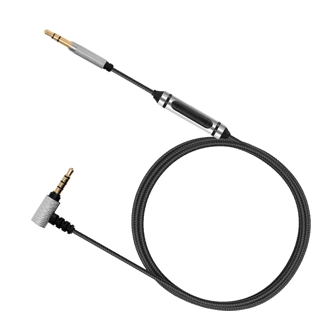 Cable for Philips Fidelio X2HR L2 SHP9600 SHP9500 SHP9500S Audio Cable Cord Aux Wire With Universal Microphone Remote