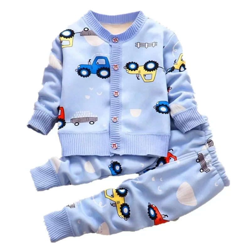 

Baby Boys Girls Clothes Sets Autumn Spring Winter Cotton Cardigan Top pants 2pcs Outfits Toddler Boys Girls Clothes Suits 6M-4