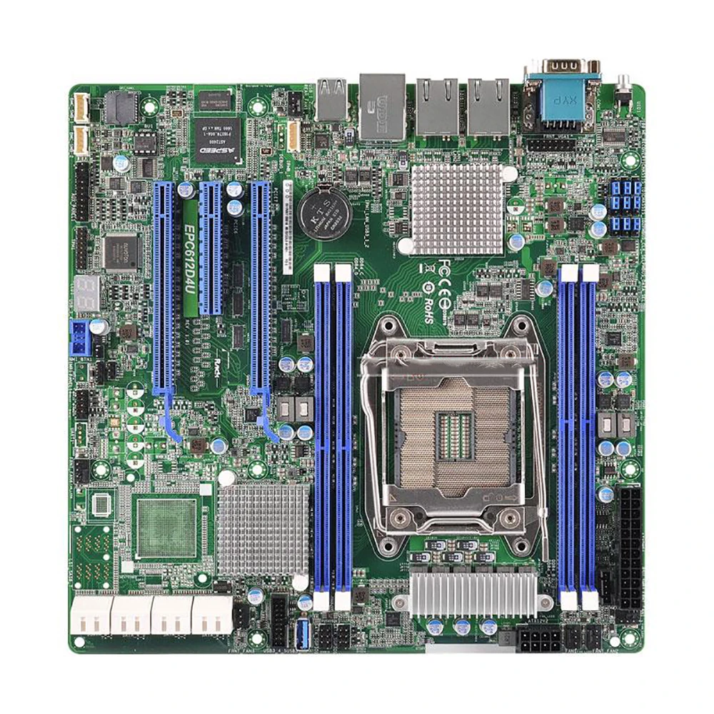For EPC612D4U Server Motherboard LGA2011 Supports Array E5 1600 2600V3 V4 6 For EPC612D4U Server Motherboard LGA2011 Supports Array E5 1600 2600V3 V4 - Image 4
