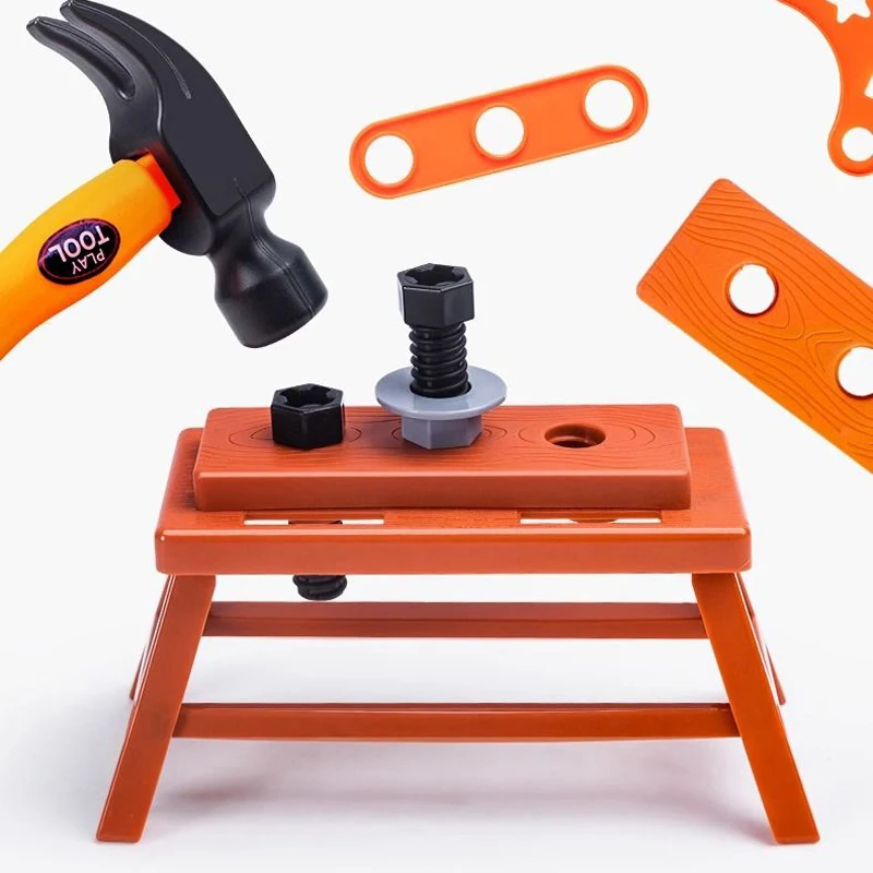 38/41Pcs Children's Tool Set Baby Simulation Repair Tools Electric Drill Screwdriver Repair House Toys Play Kit for Boys Girls