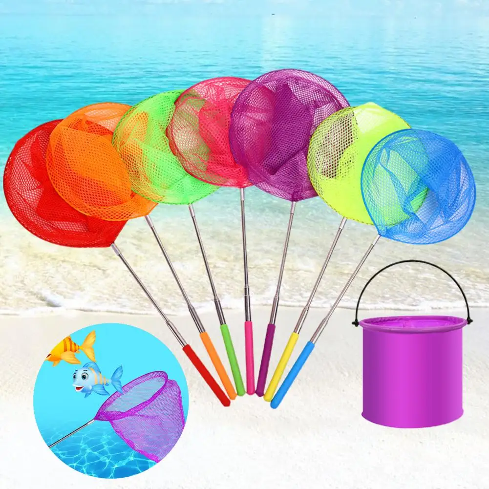 

Dragonfly Net Anti-break Catch Tadpole Net Stretchable Design Catching Insect Fishing Toys