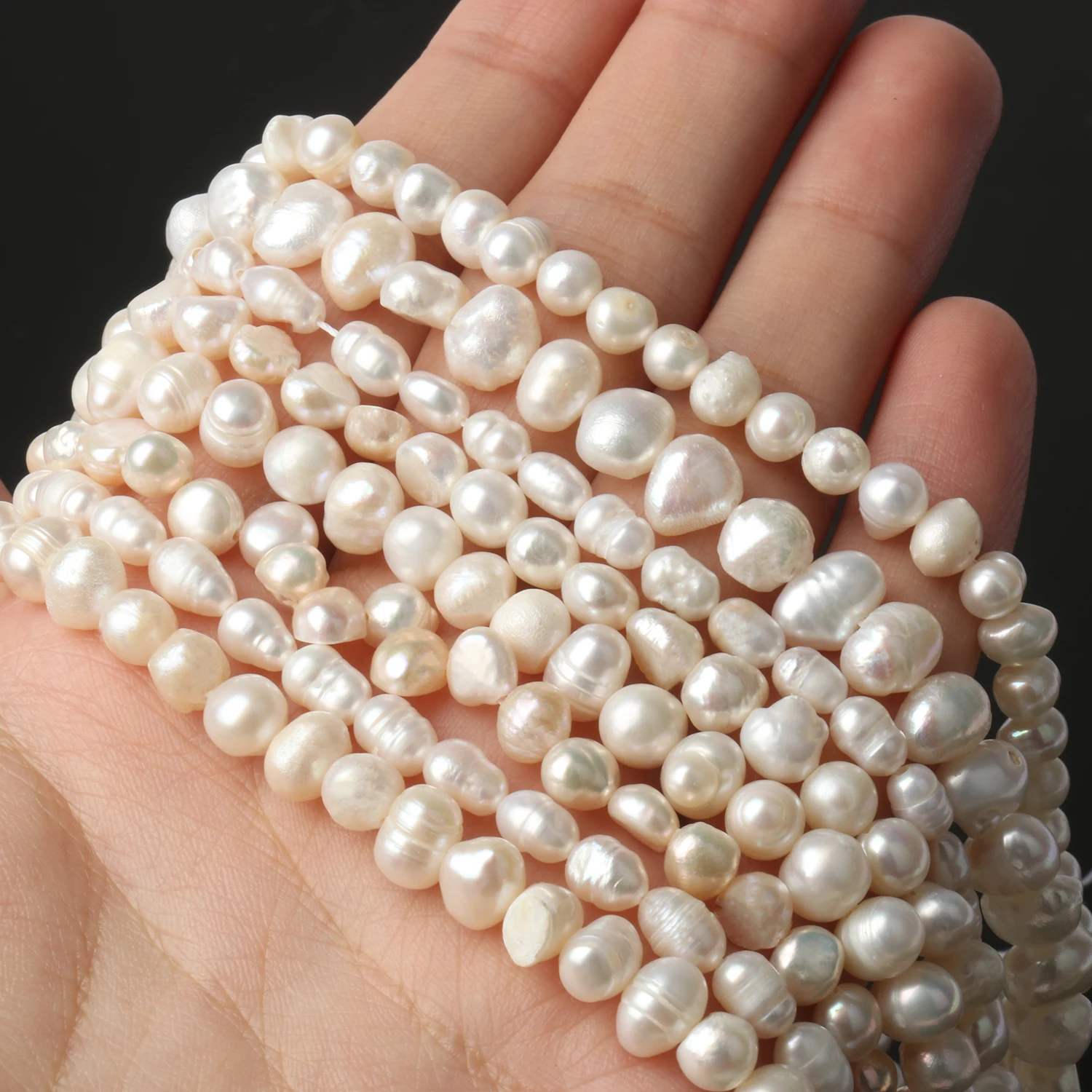 Plastic Pearl Beads For Jewelry Making 6/8/10/14mm Milk White Round Beads  For Necklace Earring Bracelet Pendant Diy Accessories - Buy Jewelry Making