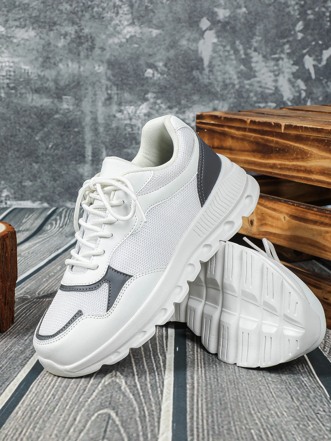 VEAMORS Mesh Running Shoes - Side View