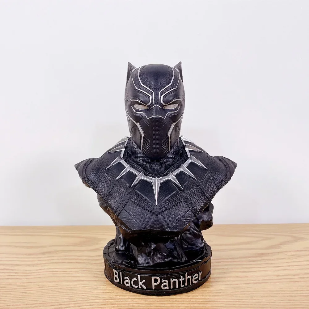 18cm-hero-black-panther-iron-man-spider-man-bust-figure-resin-statue-collection-model-home-decoration-art-sculpture-craft-gift