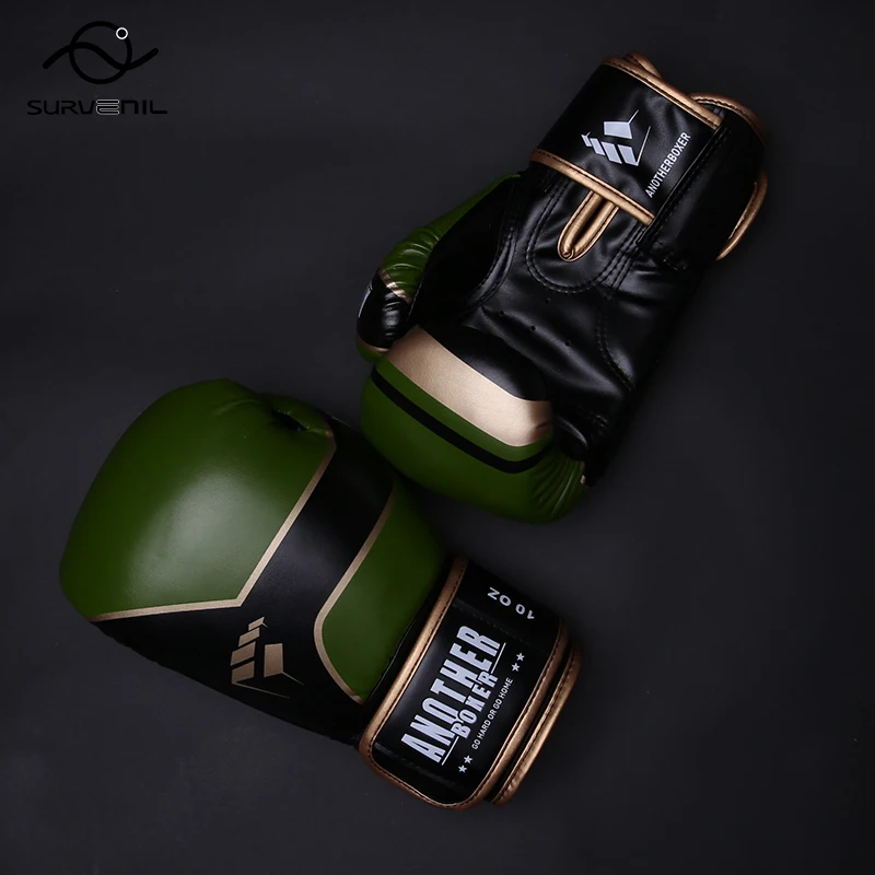 Boxing Gloves Professional Muay Thai Gloves Men Women Junior Kids Leather MMA Sparring Punch Bag Training Fight Kickboxing Glove