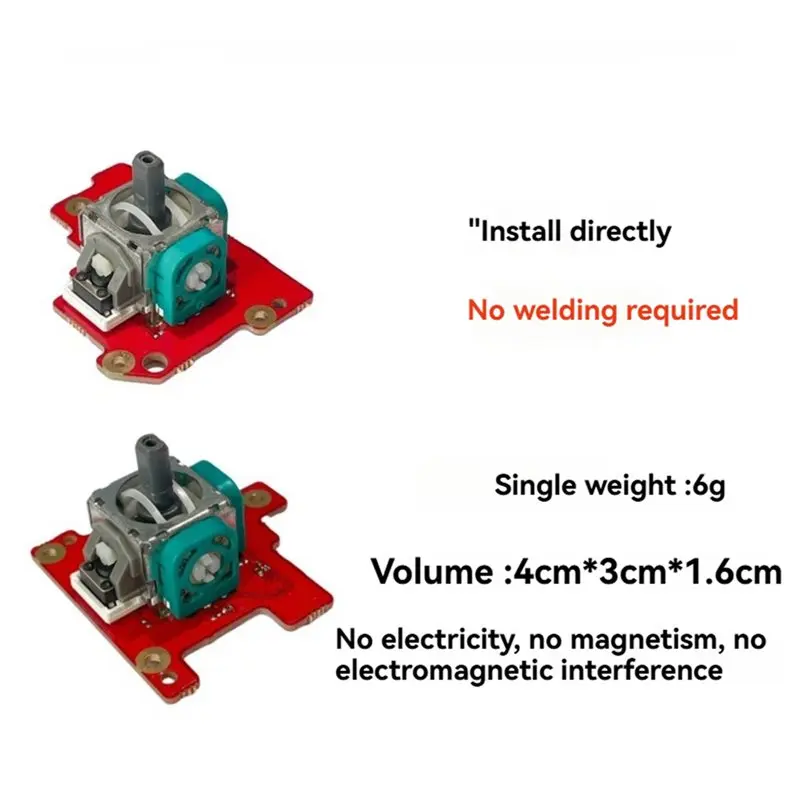 T10C ASUS ROG Ally X / Rog Ally X용 조이스틱 교체 3D 아날로그 썸스틱 업그레이드 안티 드리프트 썸스틱 수리 부품