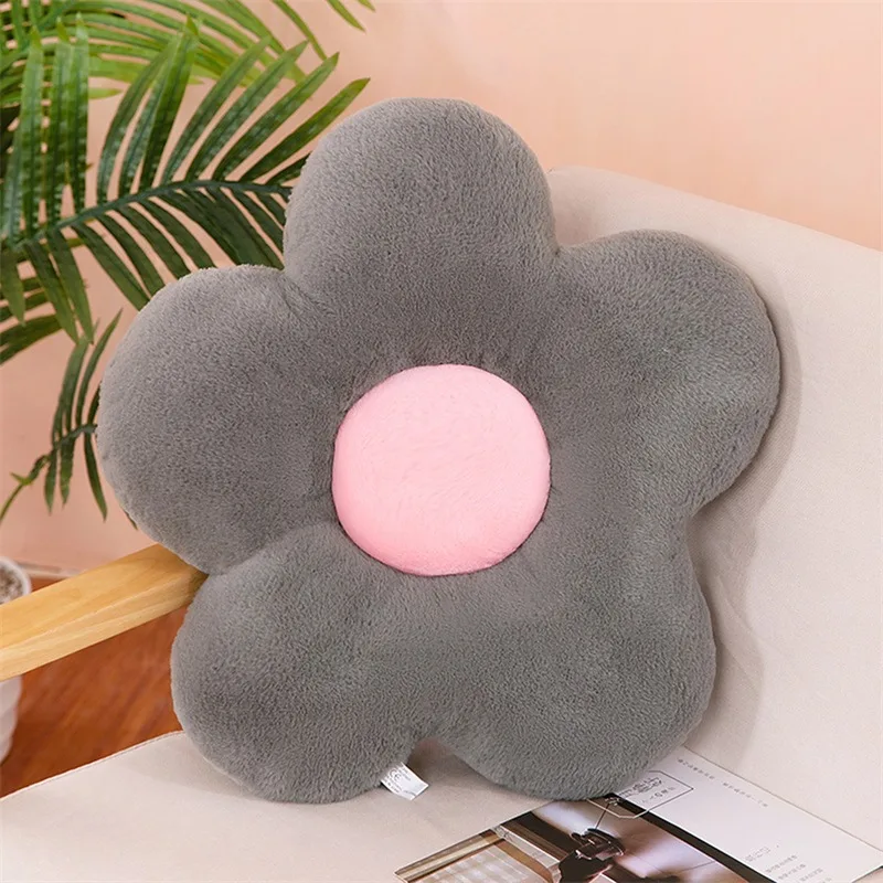 Chair Cushion Flower Plush Throw Pillow Soft Plant Living Bedroom Home Decor Sofa Cushions Birthday Gifts