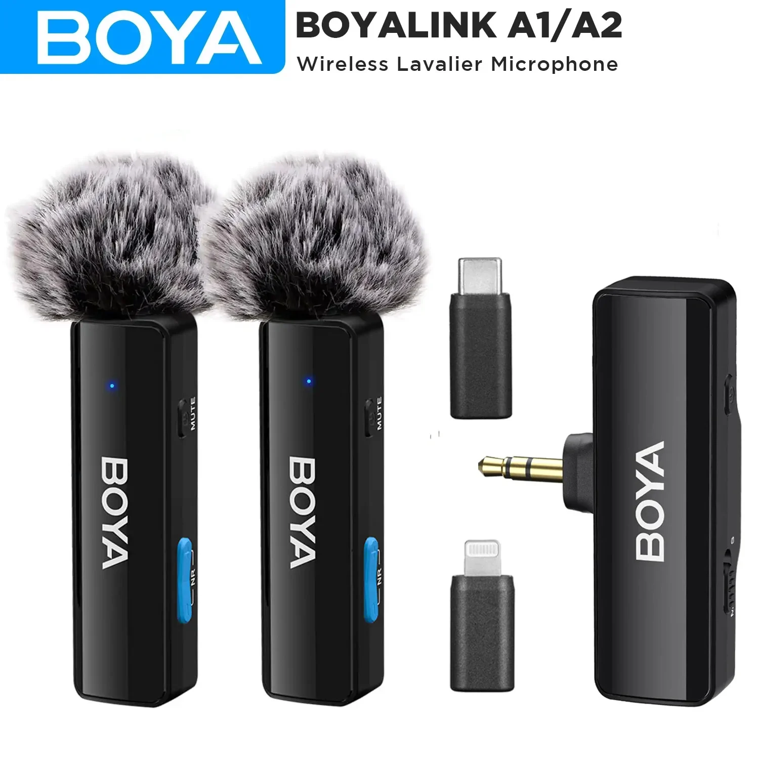 Boya boyalink-ウルトララペル付きワイヤレスマイク,Android