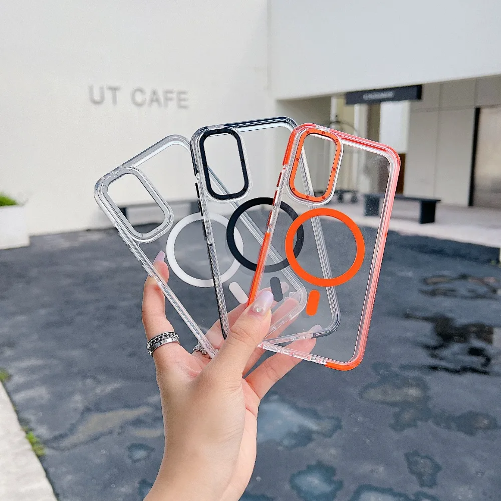 MagSafe Magnetic Wireless Charging Clear Case