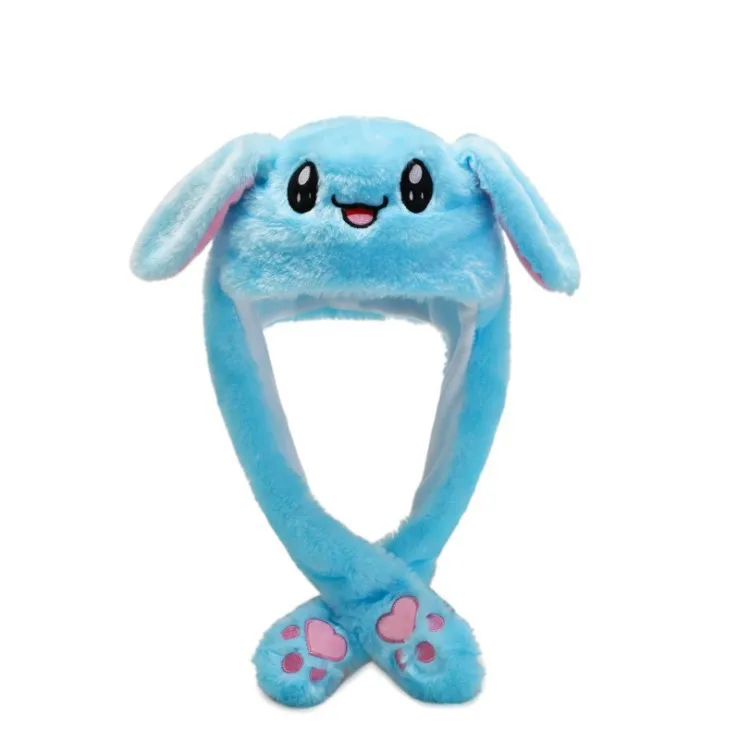 Liuer – 2 Chapeaux Oreilles De Lapin Licorne Peluche – Oreilles Qui Bougent En Appuyant – Super Cadeau Cosplay Ou Anniversaire