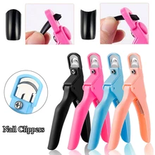 

U Word Professional Nail Art Clipper False Nail Trimmer French Nail Edge Cutters U Type Manicure Tool New Nail Cut Tools