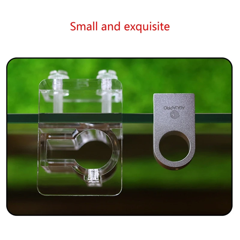 

Aquarium Lily Pipe Aluminum Alloy Fixture for Fix Inflow Outflow Tube Clamp Aluminum Alloy Water Pipe Clip