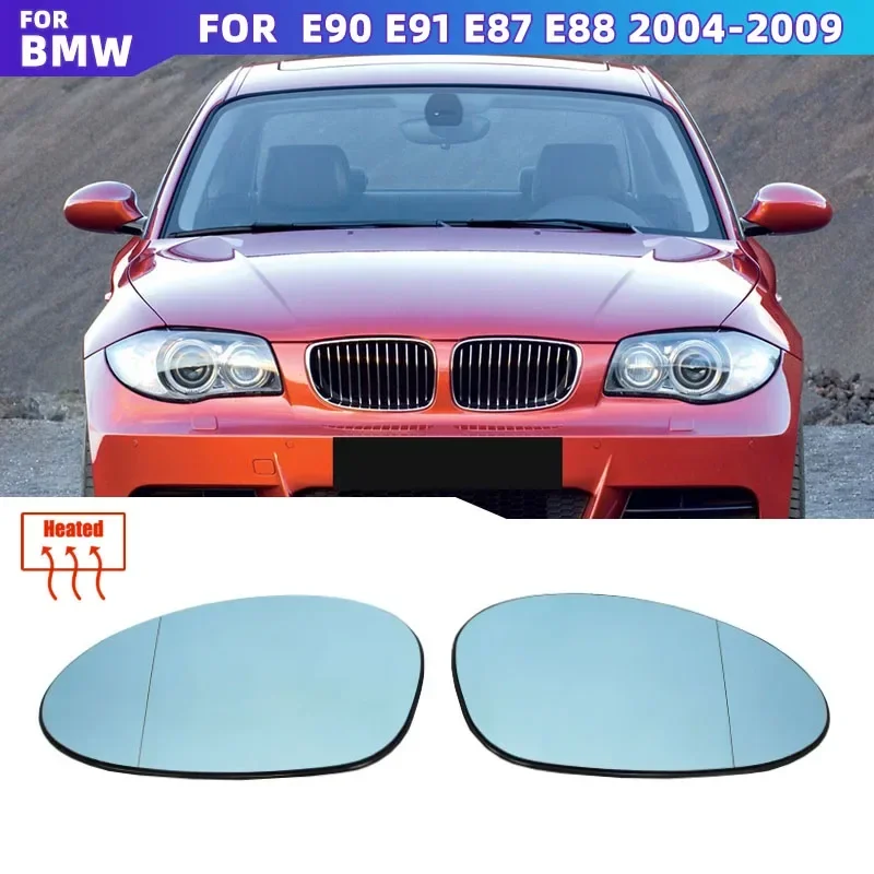Per Bmw E90 Specchio Laterale Riscaldato Specchietto Retrovisore In Vetro Per Bmw E90 E91 E92 E93 M3 Style E80 E81 E87 2004-2009