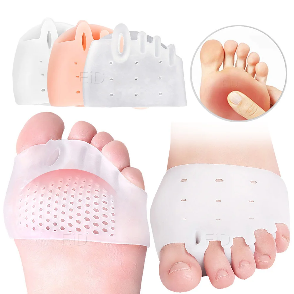 EiD Silikon-Vorfuß-Mittelfußpolster, Schmerzlinderung, Orthesen, Fußmassage, Anti-Rutsch-Schutz, hohe Ferse, elastisches Kissen, Fußpflege – Detail 1