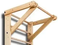 Swedish Ladder, Wall Bars for Kids, Wood Stall Bar Sport-3-220 Certificate of Safe USE Home Gym Gymnastic, Climbing Kids,