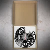 Weed Leaf Retro Music Album Wall Clock for Bedroom Man Cave Decor Weed Marijuana Leaf Carved Music Album Vinyl Record Wall Clock 6