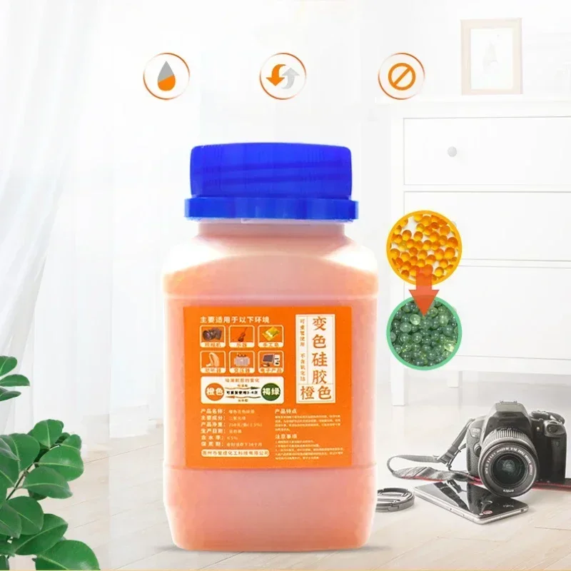 1BOX Waterproof Packaging Reusable Silica Gel Beads Moisture Absorber Electronic Product Desiccant Moisture Absorber Dehumidifie 2