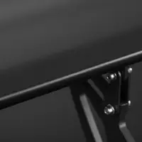 GT Wing car spoiler, 110 cm universal spoiler with single deck, adjustable lightweight aluminum, car rear spoiler wing, racing spoiler BGW/JDM drift black 3