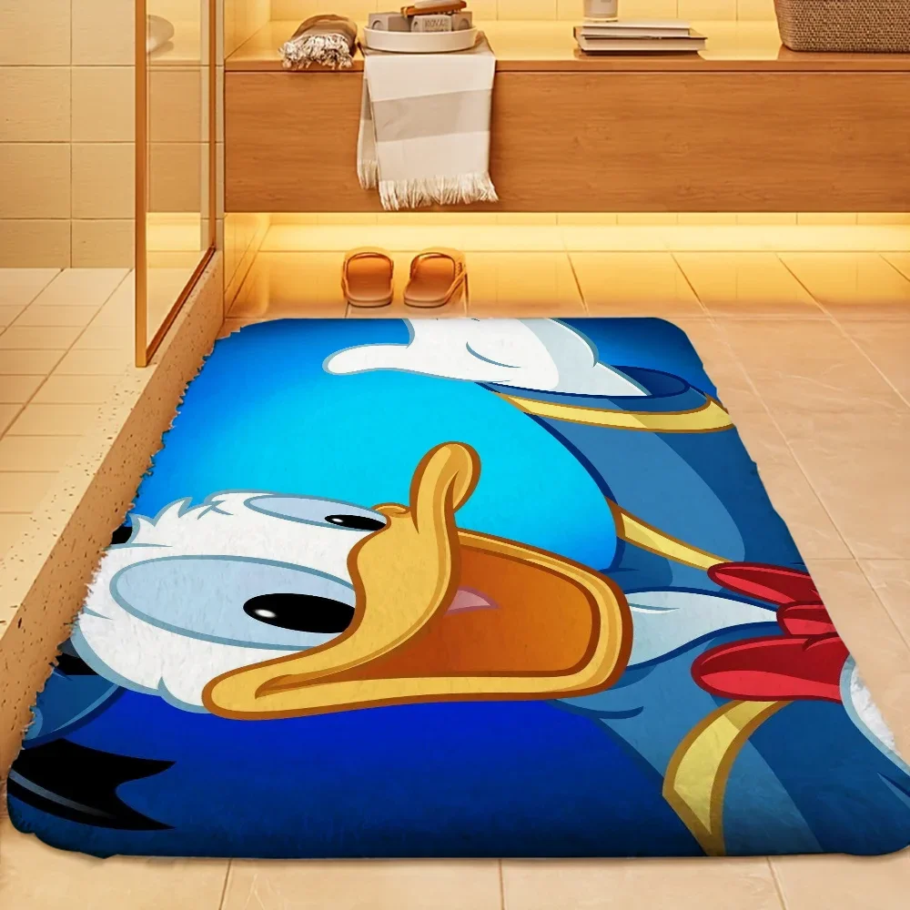 1pc D-Disney-D-donald Duck Floor Mat Doormats Carpet Foot Mat Bathroom Absorbent Mats Anti-Slip Mats Decor 2