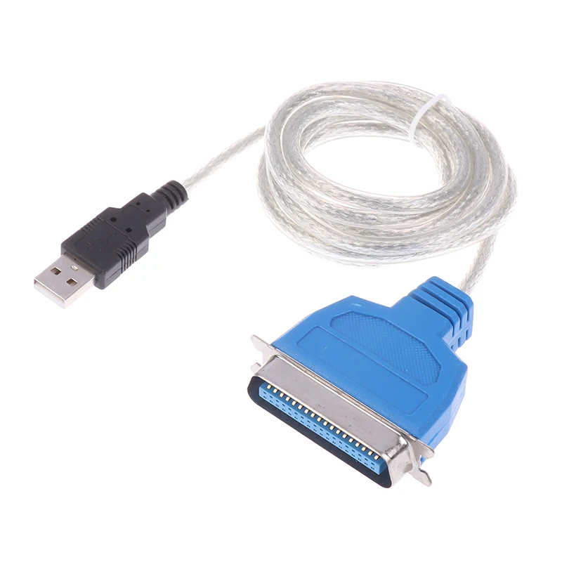 USB 2.0 Type A To Centronics Parallel 36Pin Port Adapter IEEE 1284 CB-CN36 Printer Cable For Computer Laptop PC Lead Print 3