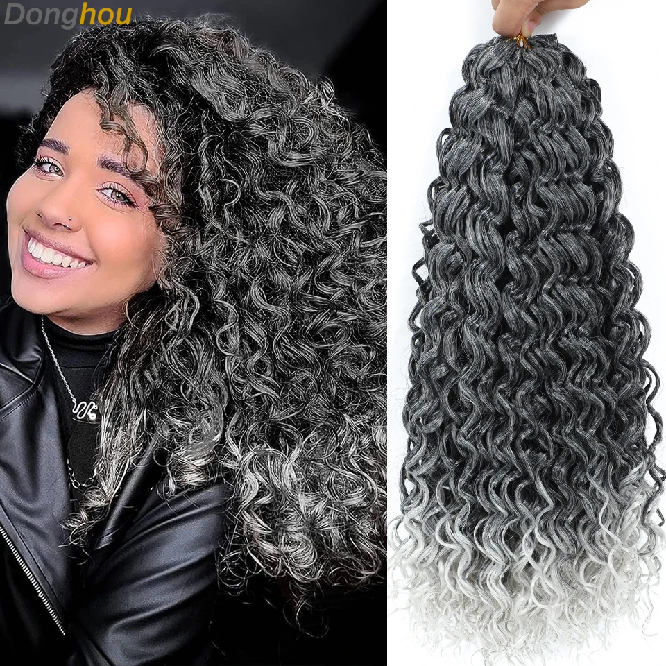 14 18Inch GoGo Curl Crochet Hair For Black Women Water Wave